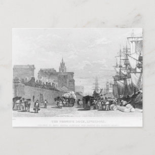 Der Hafen des Prinzen, Liverpool Postkarte