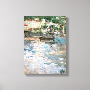Der Hafen, Nizza von Berthe Morisot, Vintage Kunst Leinwanddruck