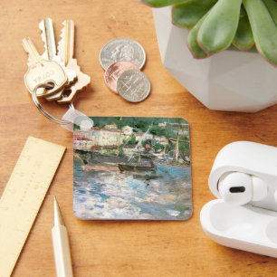 Der Hafen, Nizza von Berthe Morisot, Vintage Kunst Schlüsselanhänger