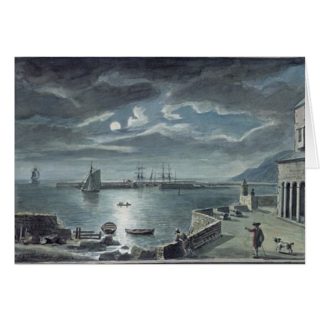 Der Hafen und das Cobb, Lyme Regis durch (Vorderseite (Horizontal))