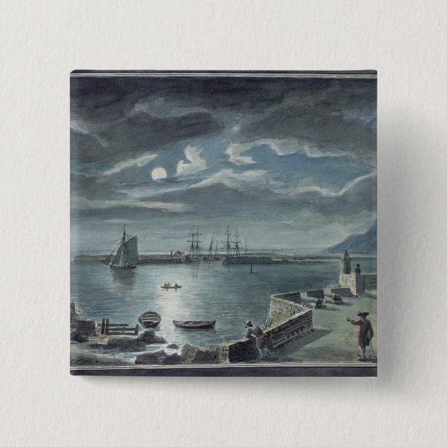 Der Hafen und das Cobb, Lyme Regis durch Button (Vorderseite)