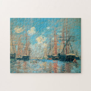 Der Hafen von Amsterdam Monet Fine Art Puzzle
