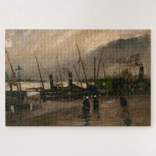 Der Hafen von Amsterdam von Vincent Gogh Puzzle