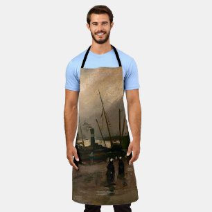 Der Hafen von Amsterdam von Vincent Gogh Schürze