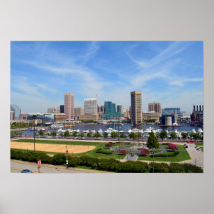 Der Hafen von Baltimore Poster