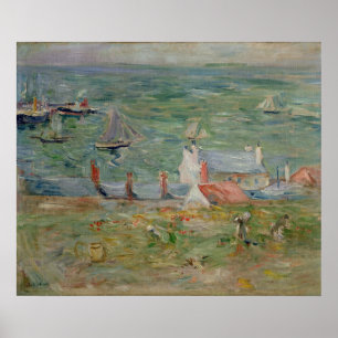 Der Hafen von Gorey auf Jersey, 1886 Poster