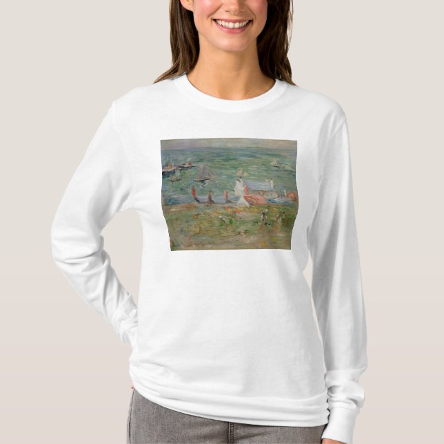 Der Hafen von Gorey auf Jersey, 1886 T-Shirt (Vorderseite)