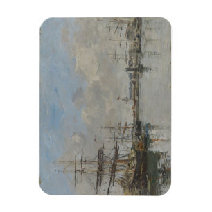 Der Hafen von Le Havre (ca. 1885-90) Magnet
