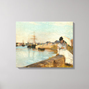 Der Hafen von Lorient bei Berthe Morisot Leinwanddruck