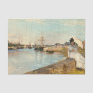 Der Hafen von Lorient bei Berthe Morisot Seidenpapier