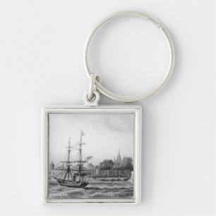 Der Hafen von New Orleans Schlüsselanhänger