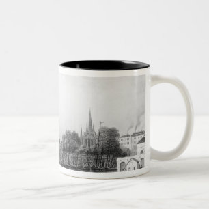 Der Hafen von New Orleans Zweifarbige Tasse