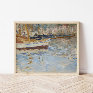 Der Hafen von Nizza Berthe Morisot Poster