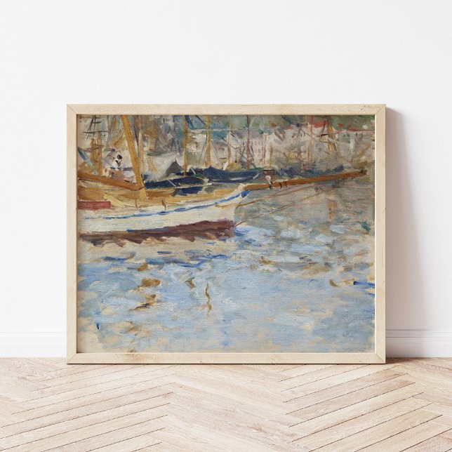 Der Hafen von Nizza | Berthe Morisot Poster (Von Creator hochgeladen)