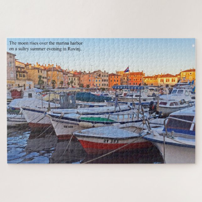 Der Hafen von Rovinj Kroatien Groß Puzzle (Horizontal)