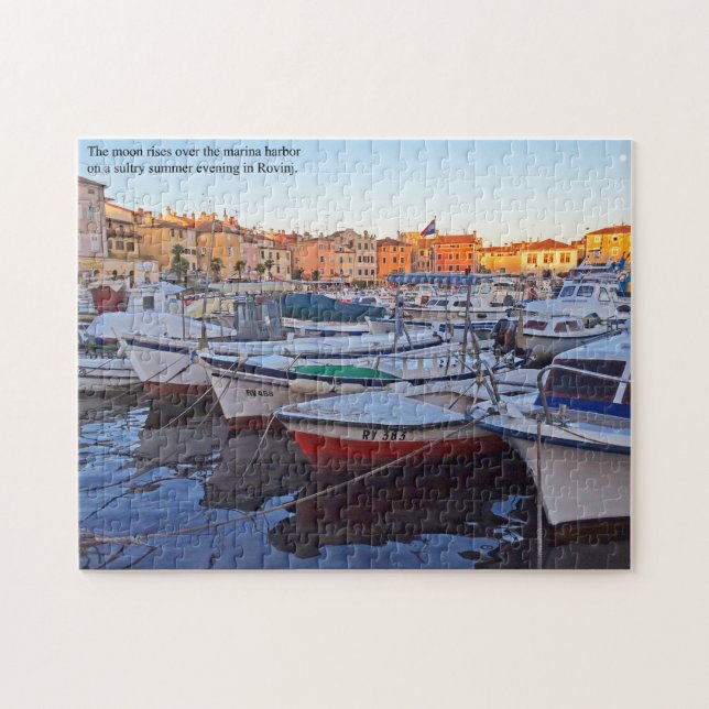 Der Hafen von Rovinj Kroatien Puzzle (Horizontal)
