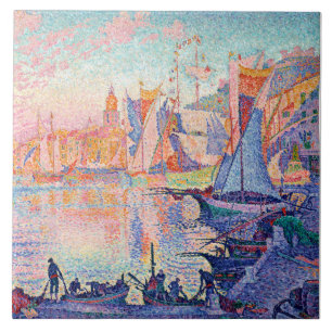 Der Hafen von Saint-Tropez, Signac Fliese