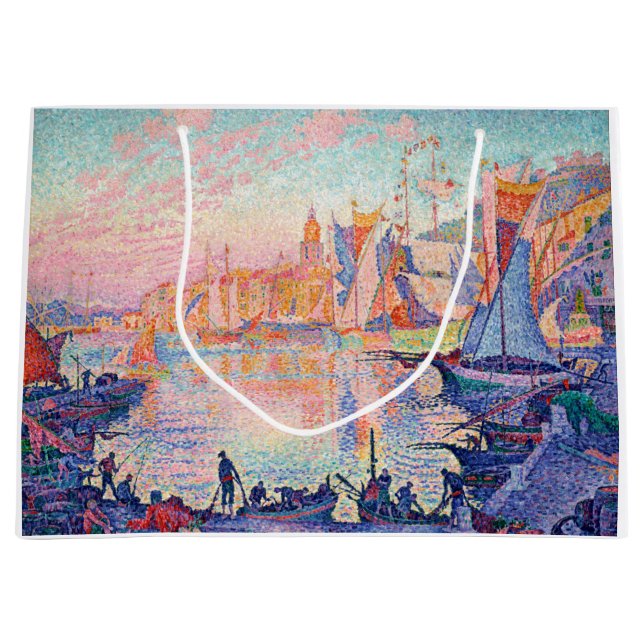 Der Hafen von Saint-Tropez, Signac Große Geschenktüte (Vorderseite)