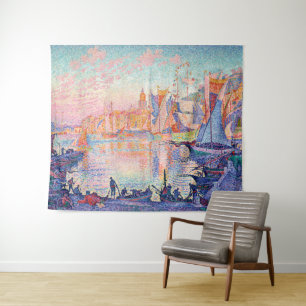 Der Hafen von Saint-Tropez, Signac Wandteppich