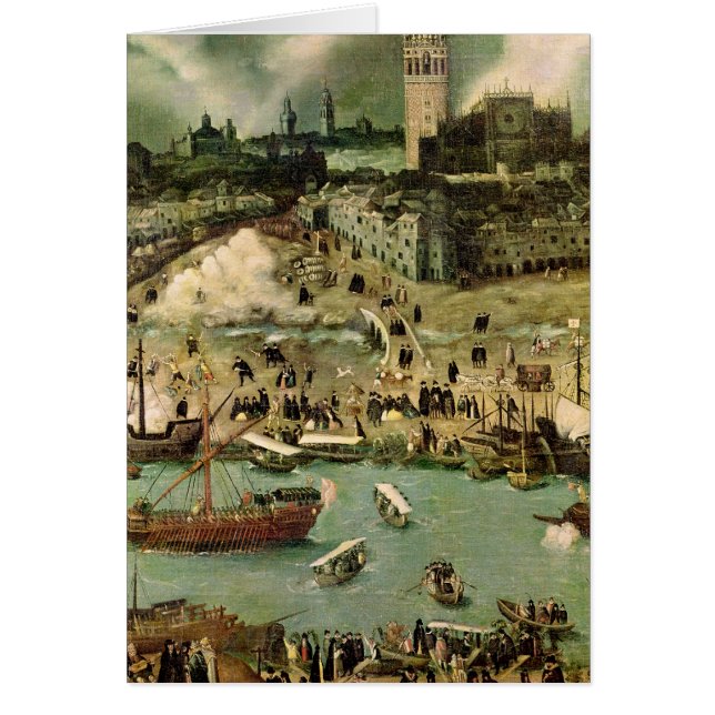 Der Hafen von Sevilla, c.1590 (Vorne)