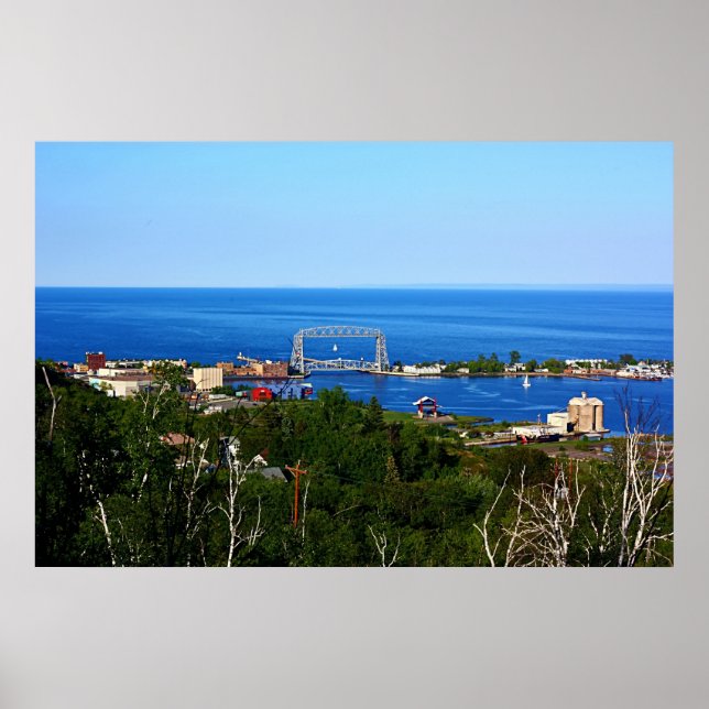 Der Hafen von Skyline Poster (Vorne)