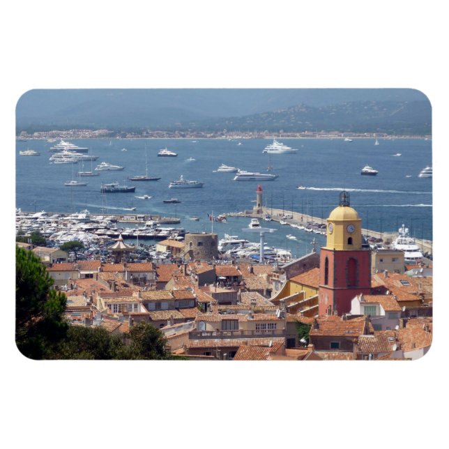 Der Hafen von Tropez Magnet (Horizontal)