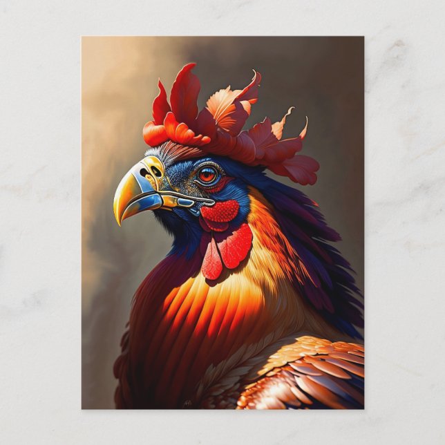 der Hahn Postkarte (Vorderseite)