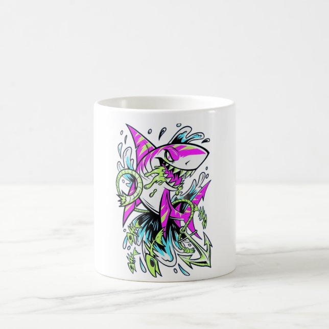 der Hai Kaffeetasse (Mittel)