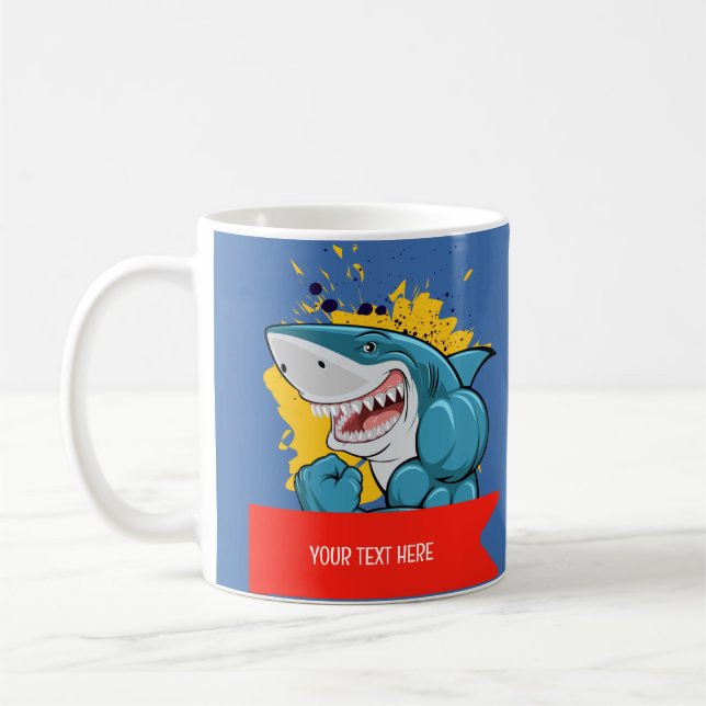 DER HAI  KAFFEETASSE (Links)