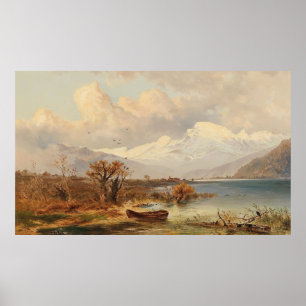 Der Haider See – Emil Barbarini Poster