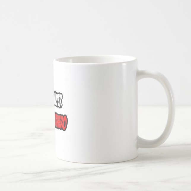 Der halbe Anwalt... der halbe Superheld Kaffeetasse (Rechts)