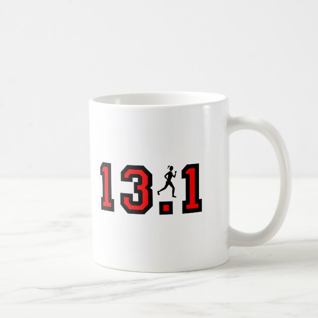 Der Halbmarathon der Frauen Tasse (Rechts)