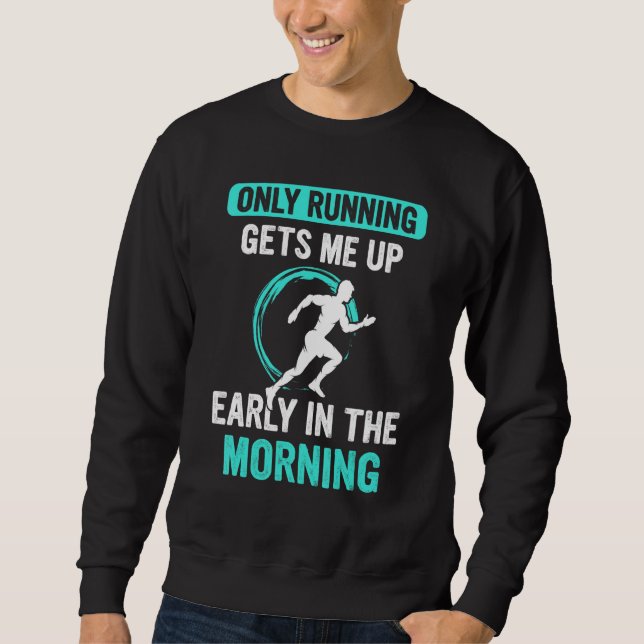 Der Halbmarathon-Fitness-Läufer Gr Sweatshirt (Vorderseite)