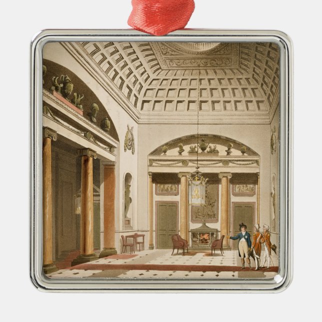 Der Hall, Carlton Haus Ornament Aus Metall (Vorne)