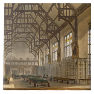 Der Hall der Dreiheits-Uni, Cambridge, von ' Fliese