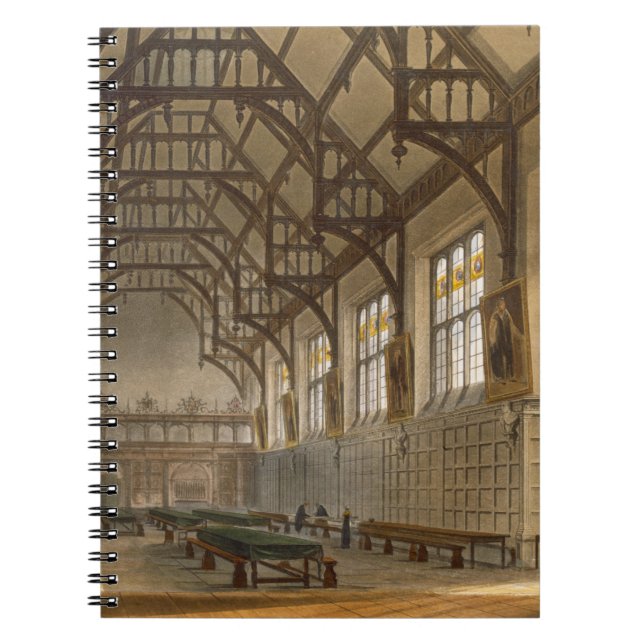 Der Hall der Dreiheits-Uni, Cambridge, von ' Notizblock (Vorderseite)