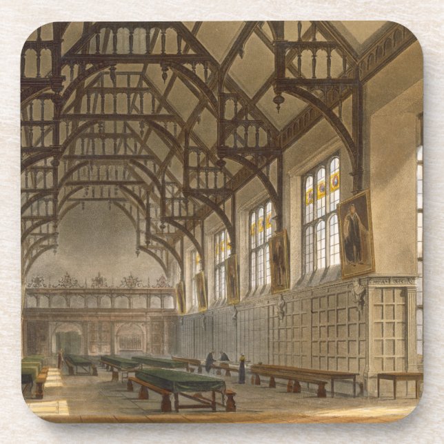 Der Hall der Dreiheits-Uni, Cambridge, von ' Untersetzer (Vorderseite)