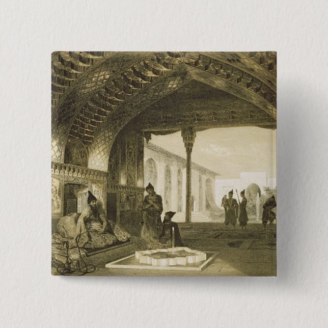 Der Hall der Spiegel im Palast des Sardar von Button (Vorderseite)