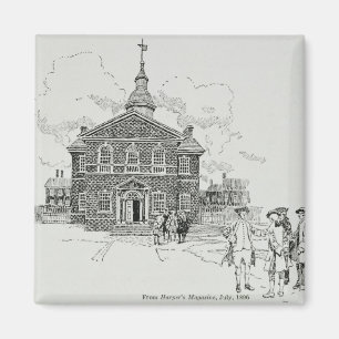 Der Hall Philadelphia des Tischlers Magnet