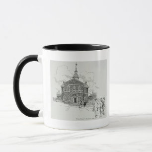 Der Hall Philadelphia des Tischlers Tasse
