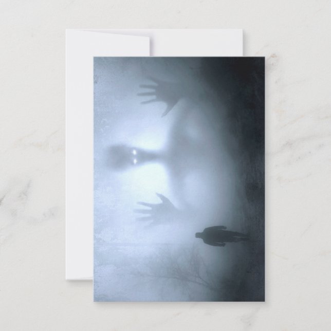 Der Halloween-Albtraum Dankeskarte (Vorderseite)