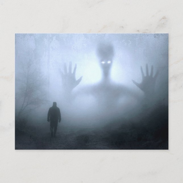 Der Halloween-Albtraum Postkarte (Vorderseite)