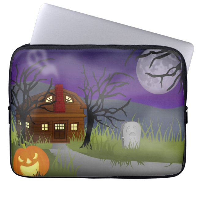 Der Halloween-Nebel Laptopschutzhülle (Vorderseite)
