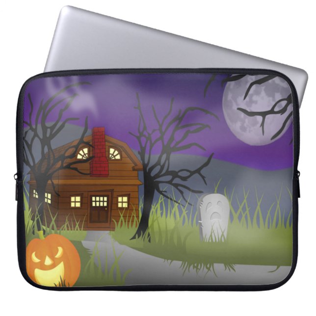 Der Halloween-Nebel Laptopschutzhülle (Vorderseite)