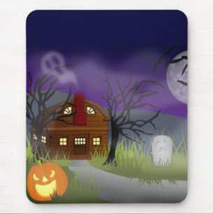 Der Halloween-Nebel Mousepad