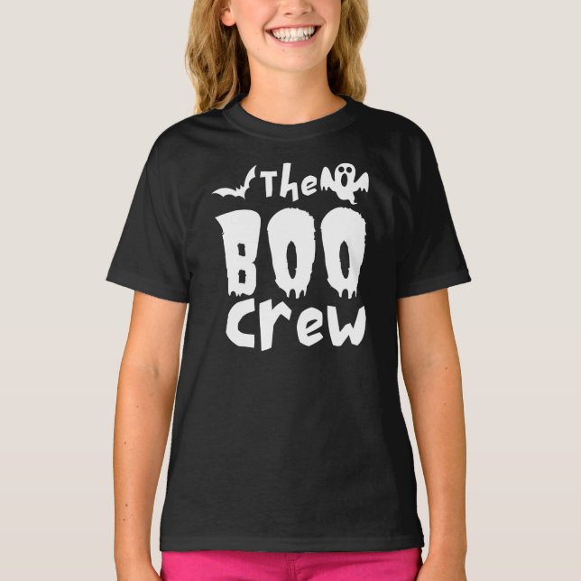 Der Halloween-T - Shirt der Boo-Crew (Vorderseite)