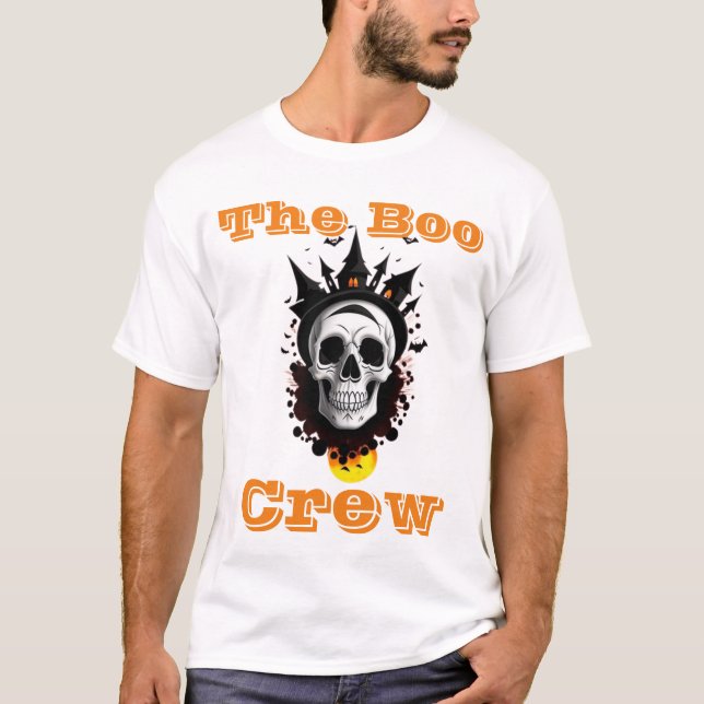Der Halloween-T - Shirt der Boo-Crew (Vorderseite)