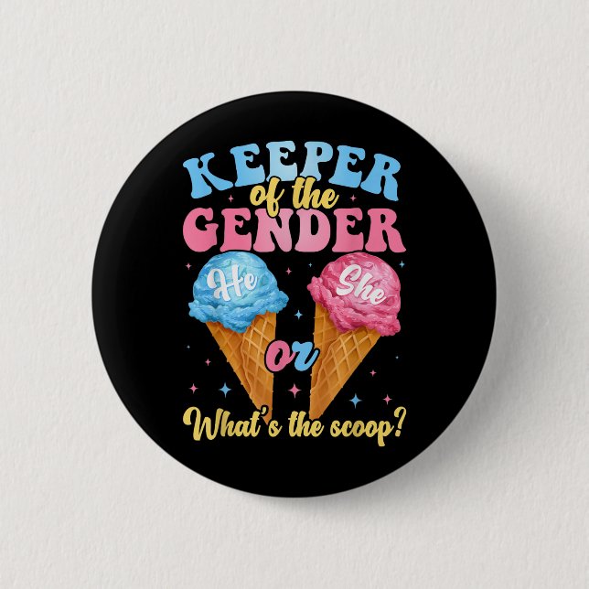 Der Halter der geschlechtsspezifischen Eiscreme, w Button (Vorderseite)
