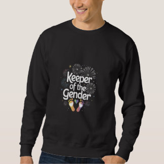 Der Halter des Geschlechts rosa oder blaue Gender Sweatshirt