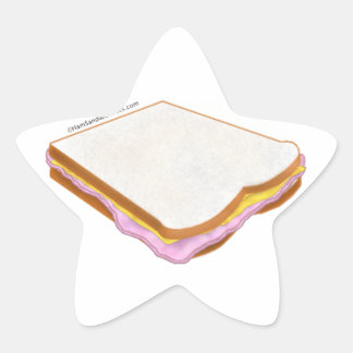 Der Ham Sandwich Stern-Aufkleber